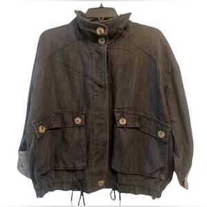 BlankNYC Button Up Utility Jacket Roll Tab Size XS New with Tag